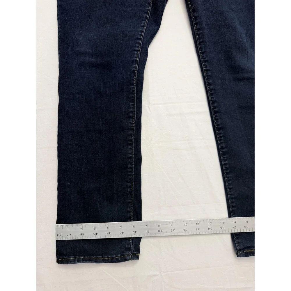 Levi's Jeans Mens 33x30 Blue Dark Wash Slim Skinny Classic Mid Rise Denim Pants